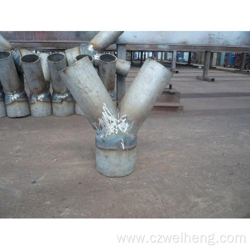 Standard asme b16.9 carbon steel lateral tee forged seamless/pipe fittings-hebei tianlong